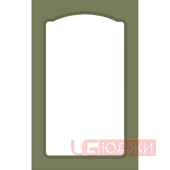 Фасад Эмаль Матовая 19мм Стандарт 3 Витрина