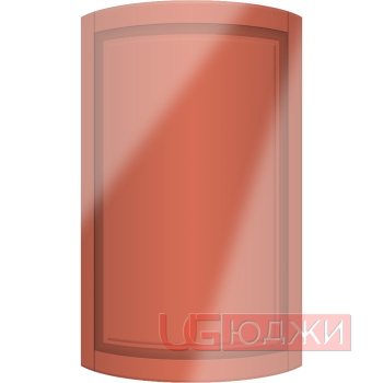 Фасад Эмаль Глянец 19мм Престиж Классика 67 полукруглый R300 высота 717-916мм