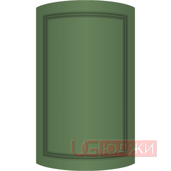 Фасад Эмаль Матовая 19мм Престиж Классика 73 полукруглый R300 высота 717-916мм