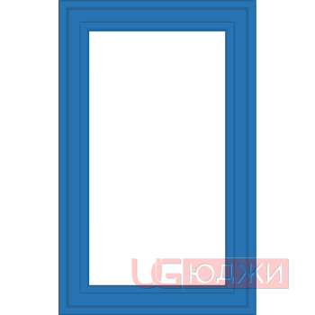 Фасад Эмаль Матовая 19мм Престиж Модерн 75 Витрина