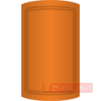 Фасад Эмаль Матовая 19мм Стандарт 1 полукруглый R300 высота 717-916мм