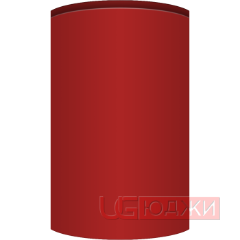 Фасад Эмаль Матовая 19мм Интегрированная ручка V1 полукруглый R300 высота 717-916мм