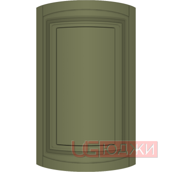 Фасад Эмаль Матовая 19мм Престиж Классика 66 полукруглый R300 высота 357-716мм