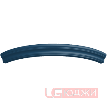 Карниз верхний прямой Эмаль Матовая 2400х60х80мм