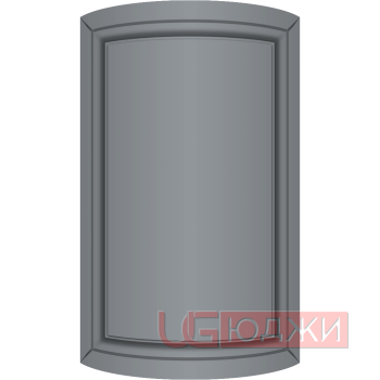 Фасад Эмаль Матовая 19мм Престиж Классика 71 полукруглый R300 высота 717-916мм