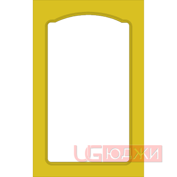 Фасад Эмаль Матовая 19мм Стандарт 3 Витрина