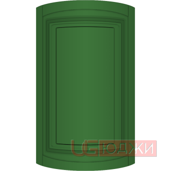 Фасад Эмаль Матовая 19мм Престиж Классика 66 полукруглый R300 высота 717-916мм