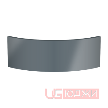 Цоколь полукруглый Эмаль Глянец R300х150мм
