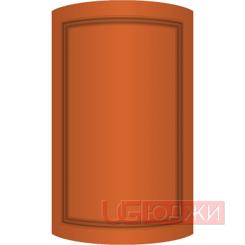 Фасад Эмаль Матовая 19мм Престиж Классика 73 полукруглый R300 высота 717-916мм