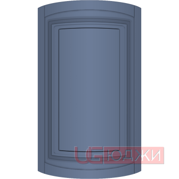 Фасад Эмаль Матовая 19мм Престиж Классика 66 полукруглый R300 высота 717-916мм