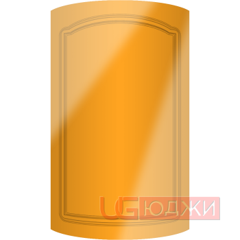 Фасад Эмаль Глянец 19мм Стандарт 3 полукруглый R300 высота 717-916мм