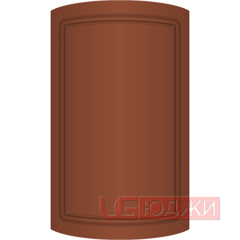 Фасад Эмаль Матовая 19мм Стандарт 1 полукруглый R300 высота 717-916мм