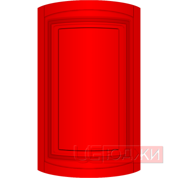 Фасад Эмаль Матовая 19мм Престиж Классика 66 полукруглый R300 высота 717-916мм