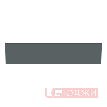 Цоколь прямой Эмаль Матовая 2300х100х19мм