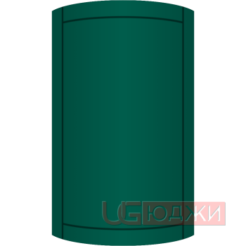 Фасад Эмаль Матовая 19мм Стандарт 6 полукруглый R300 высота 357-716мм