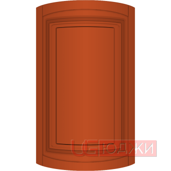 Фасад Эмаль Матовая 19мм Престиж Классика 66 полукруглый R300 высота 717-916мм