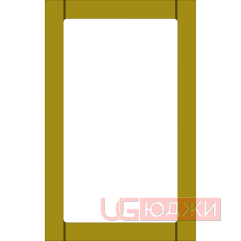 Фасад Эмаль Матовая 19мм Стандарт 6 Витрина