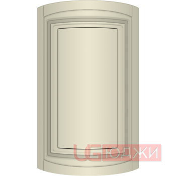 Фасад Эмаль Матовая 19мм Престиж Классика 66 полукруглый R300 высота 357-716мм