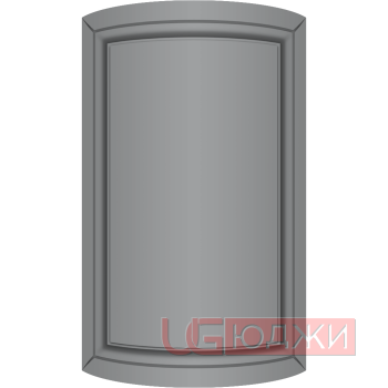 Фасад Эмаль Матовая 19мм Престиж Классика 71 полукруглый R300 высота 357-716мм