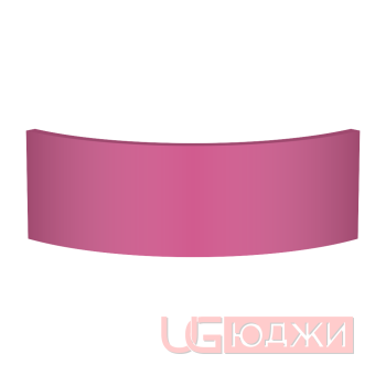 Цоколь полукруглый Эмаль Матовая R300х150мм