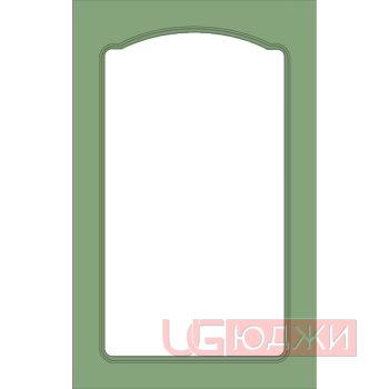 Фасад Эмаль Матовая 19мм Стандарт 3 Витрина