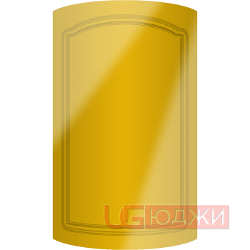 Фасад Эмаль Глянец 19мм Стандарт 3 полукруглый R300 высота 717-916мм