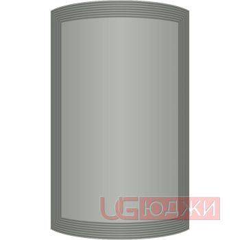 Фасад Эмаль Матовая 19мм Престиж Модерн 77 полукруглый R300 высота 717-916мм