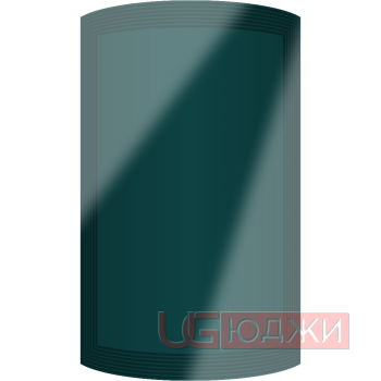 Фасад Эмаль Глянец 19мм Престиж Модерн 77 полукруглый R300 высота 717-916мм