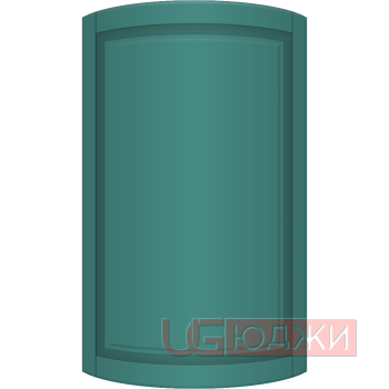 Фасад Эмаль Матовая 19мм Престиж Классика 67 полукруглый R300 высота 357-716мм