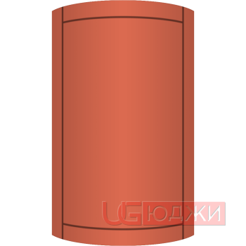 Фасад Эмаль Матовая 19мм Стандарт 6 полукруглый R300 высота 717-916мм