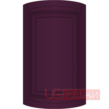 Фасад Эмаль Матовая 19мм Престиж Классика 66 полукруглый R300 высота 357-716мм