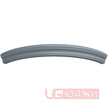 Карниз верхний прямой Эмаль Матовая 2400х60х80мм