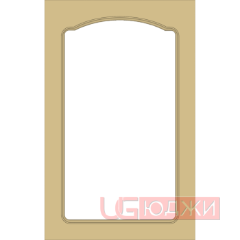 Фасад Эмаль Матовая 19мм Стандарт 3 Витрина