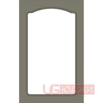 Фасад Эмаль Матовая 19мм Стандарт 3 Витрина