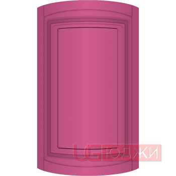 Фасад Эмаль Матовая 19мм Престиж Классика 66 полукруглый R300 высота 357-716мм