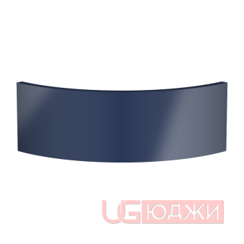 Цоколь полукруглый Эмаль Глянец R300х150мм