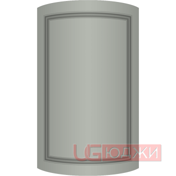 Фасад Эмаль Матовая 19мм Престиж Классика 73 полукруглый R300 высота 357-716мм