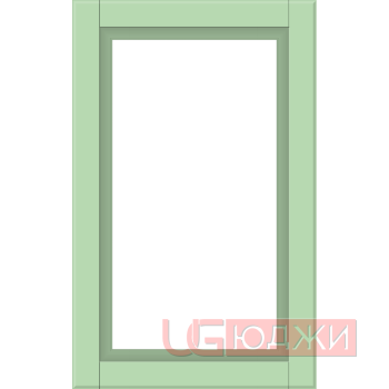 Фасад Эмаль Матовая 19мм Престиж Классика 67 Витрина