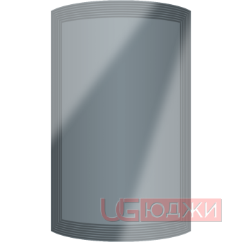 Фасад Эмаль Глянец 19мм Престиж Модерн 77 полукруглый R300 высота 717-916мм