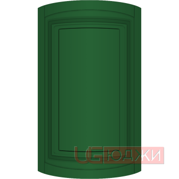 Фасад Эмаль Матовая 19мм Престиж Классика 66 полукруглый R300 высота 357-716мм