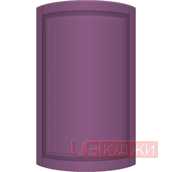 Фасад Эмаль Матовая 19мм Престиж Классика 67 полукруглый R300 высота 717-916мм