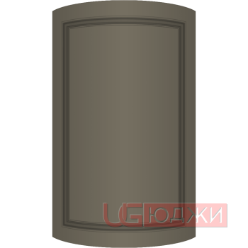 Фасад Эмаль Матовая 19мм Престиж Классика 73 полукруглый R300 высота 357-716мм