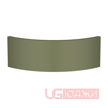 Цоколь полукруглый Эмаль Матовая R300х150мм