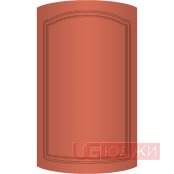 Фасад Эмаль Матовая 19мм Стандарт 3 полукруглый R300 высота 357-716мм