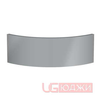 Цоколь полукруглый Эмаль Глянец R300х150мм