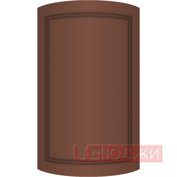 Фасад Эмаль Матовая 19мм Престиж Классика 73 полукруглый R300 высота 717-916мм