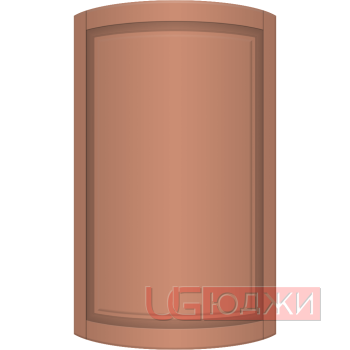 Фасад Эмаль Матовая 19мм Престиж Классика 67 полукруглый R300 высота 717-916мм