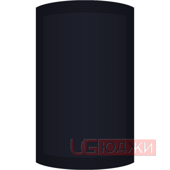 Фасад Эмаль Матовая 19мм Престиж Модерн 77 полукруглый R300 высота 357-716мм