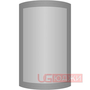 Фасад Эмаль Матовая 19мм Престиж Модерн 77 полукруглый R300 высота 717-916мм