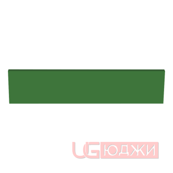 Цоколь прямой Эмаль Матовая 2300х100х19мм